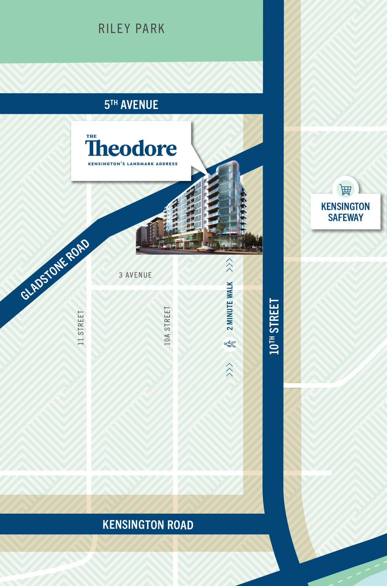 Location map of The Theodore and Presentation Centre & Show Suite
